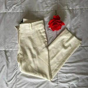 Alasdair cream crop pants